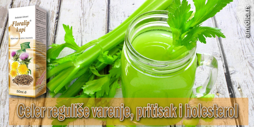 Celer reguliše varenje, pritisak i holesterol