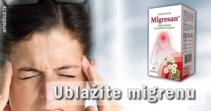 Ublažite migrenu