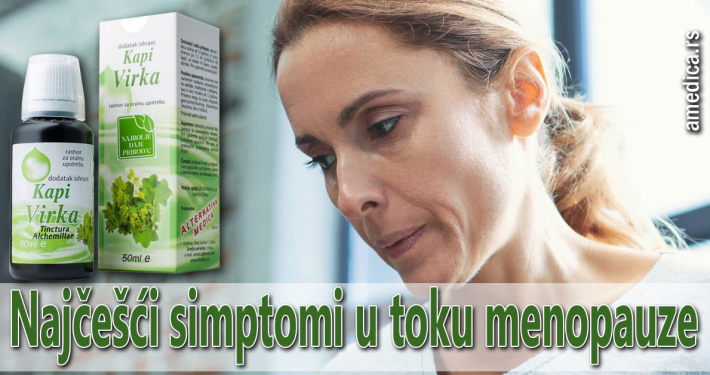 Najčešći simptomi u toku menopauze