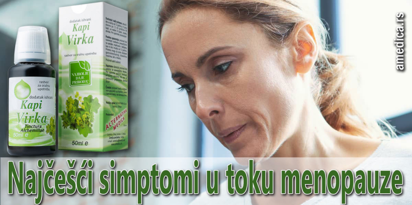 Najčešći simptomi u toku menopauze