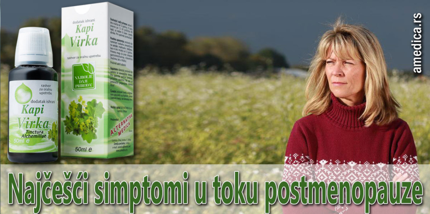 Najčešći simptomi u toku postmenopauze